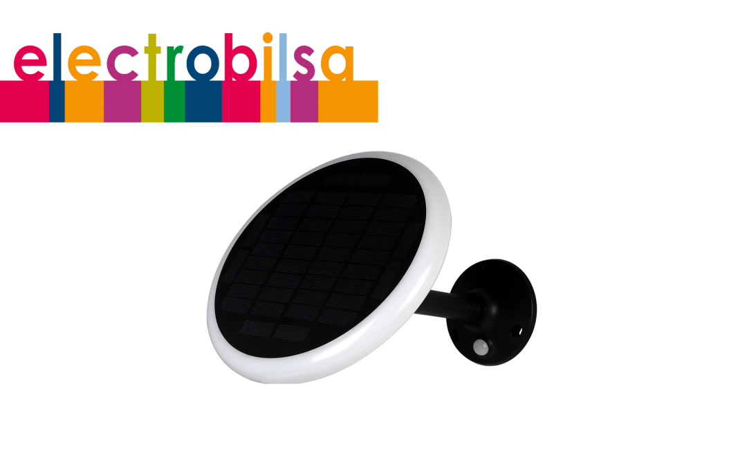 Nuevo Aplique Mural Led Solar 8W 4000K de ELECTROBILSA