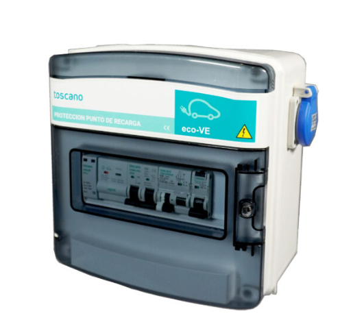 Toscano ECO-VE-PRO: protección avanzada para puntos de recarga de vehículo eléctrico