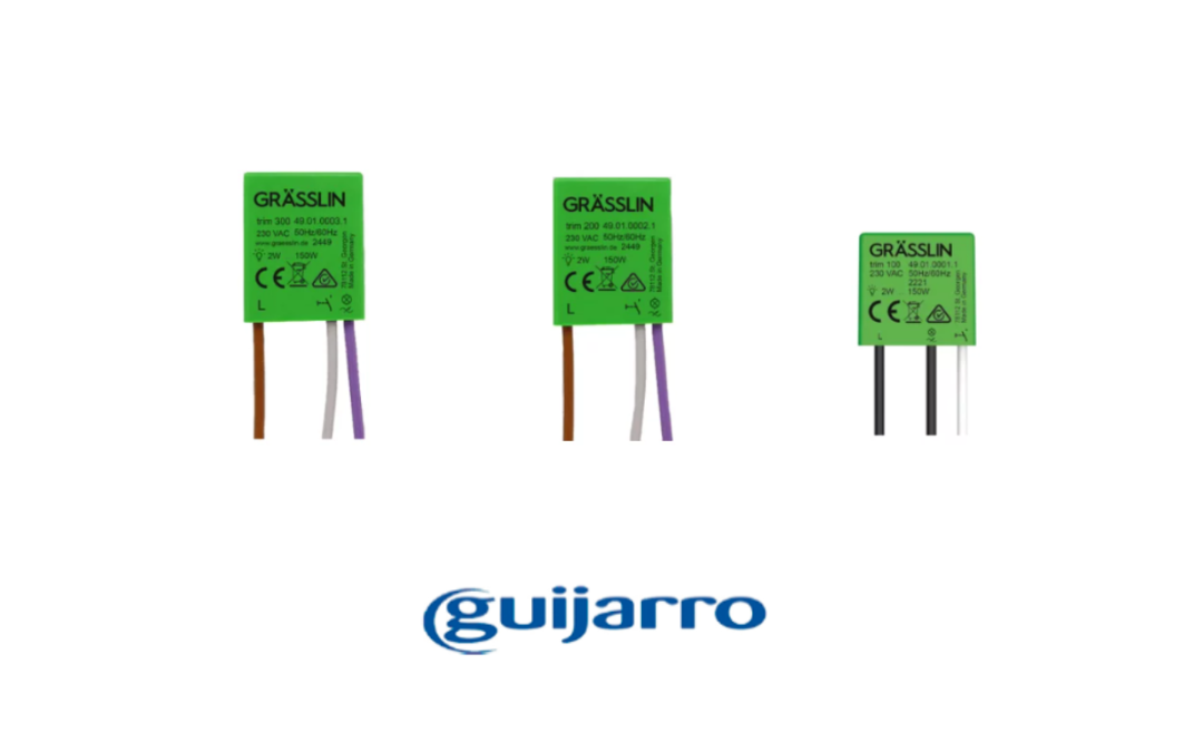 Grässlin trim: el dimmer empotrado más pequeño del mercado